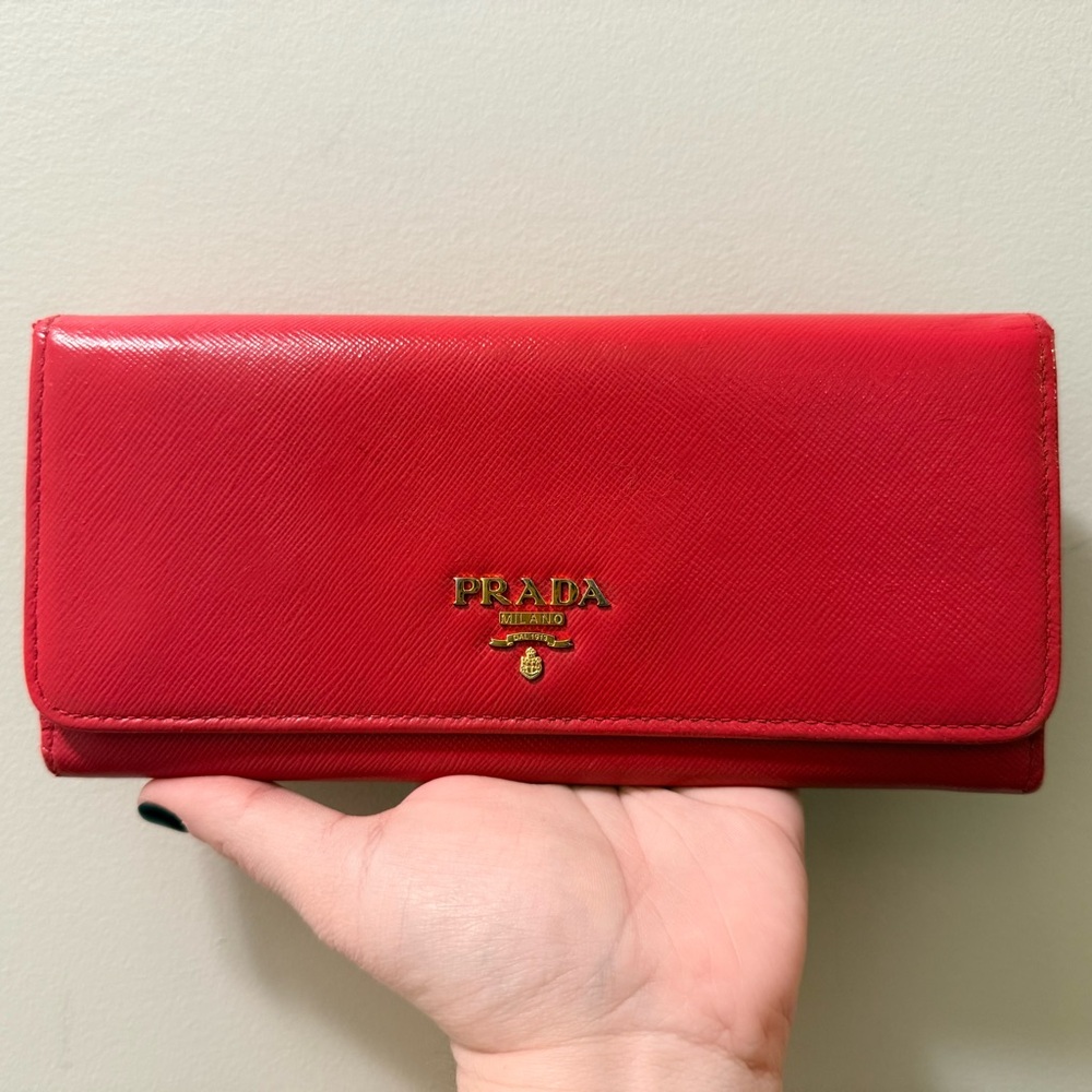 *Pretty* Prada - Pink Leather Long Wallet